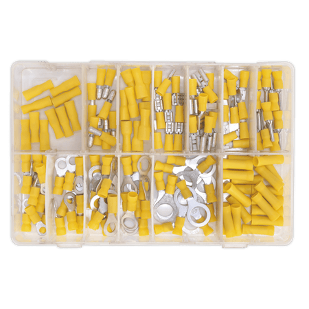 Sealey Crimp Terminal Assortment 140pc - Yellow Model No-20398