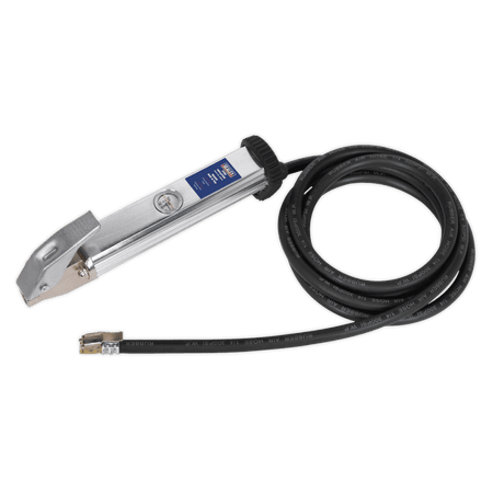 Sealey Tyre Inflator with 2.75mtr Hose & Clip-On Connector Model No-20403
