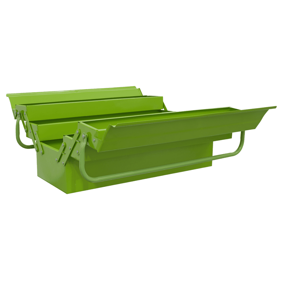 Sealey Cantilever Toolbox 4 Tray 530mm Hi-Vis Green Model No-20421