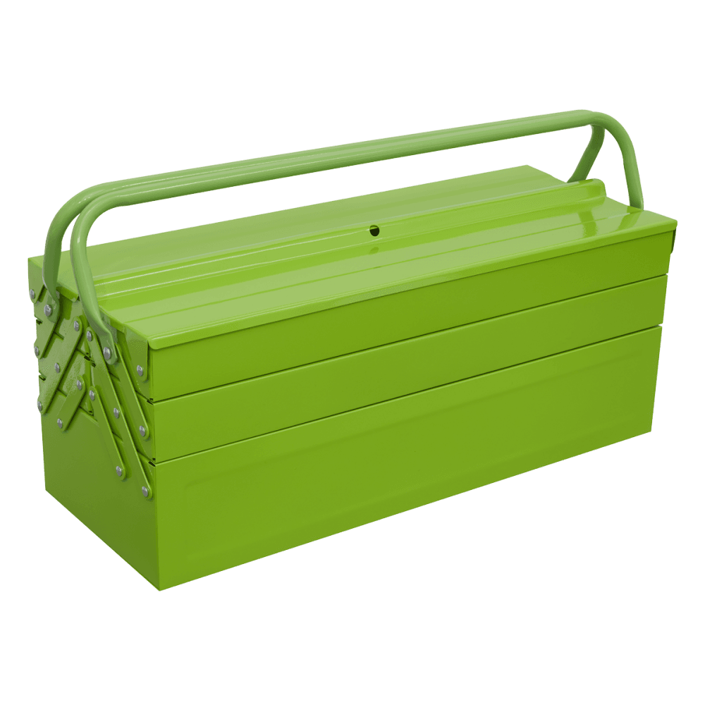 Sealey Cantilever Toolbox 4 Tray 530mm Hi-Vis Green Model No-20421