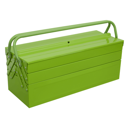 Sealey Cantilever Toolbox 4 Tray 530mm Hi-Vis Green Model No-20421