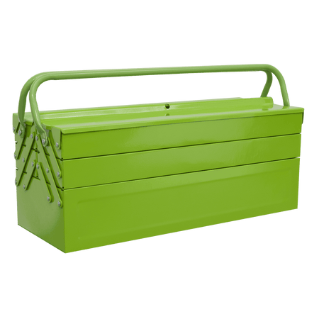 Sealey Cantilever Toolbox 4 Tray 530mm Hi-Vis Green Model No-20421