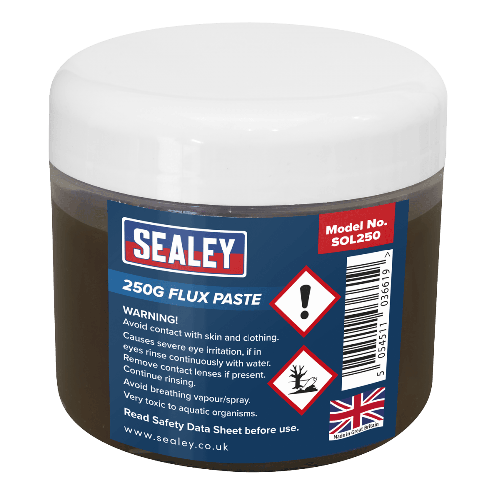 Sealey Flux Paste 250g Tub Model No-20456