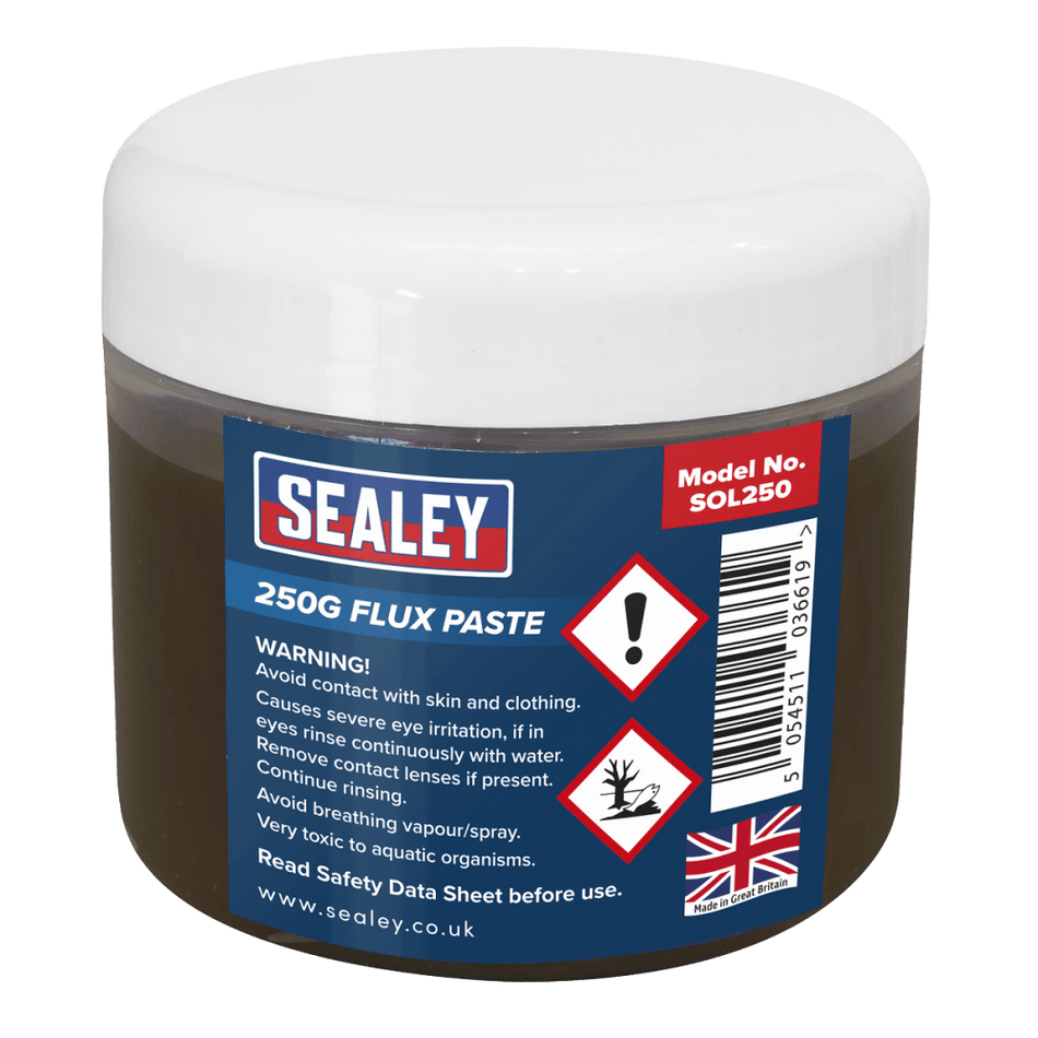 Sealey Flux Paste 250g Tub Model No-20456