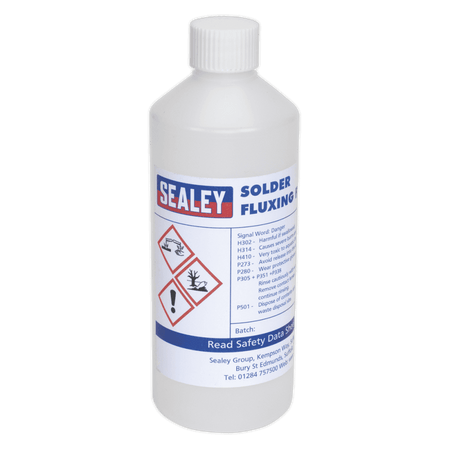 Sealey Solder Fluxing Fluid 500ml Bottle Model No-20457