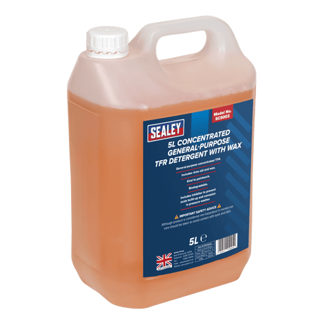 Sealey TFR Detergent with Wax Concentrated 5ltr Model No-20495