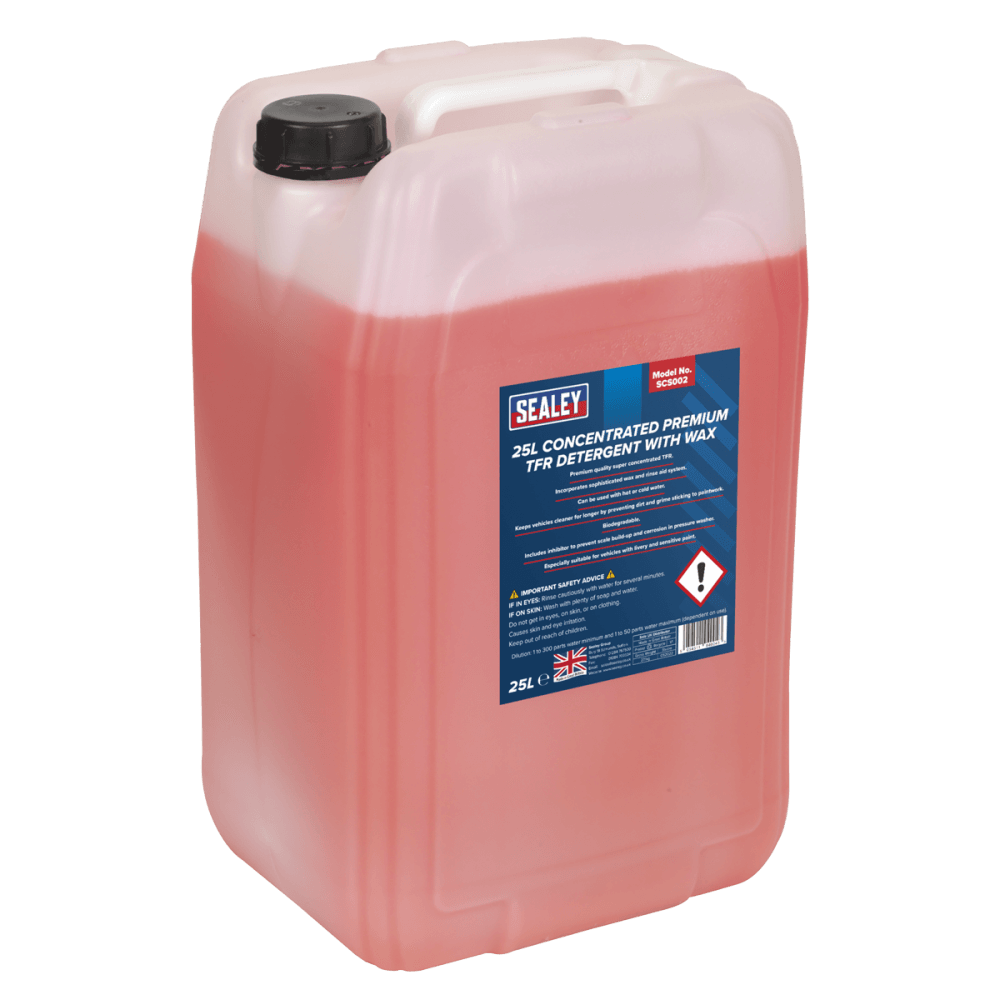 Sealey TFR Premium Detergent with Wax Concentrated 25ltr Model No-20497