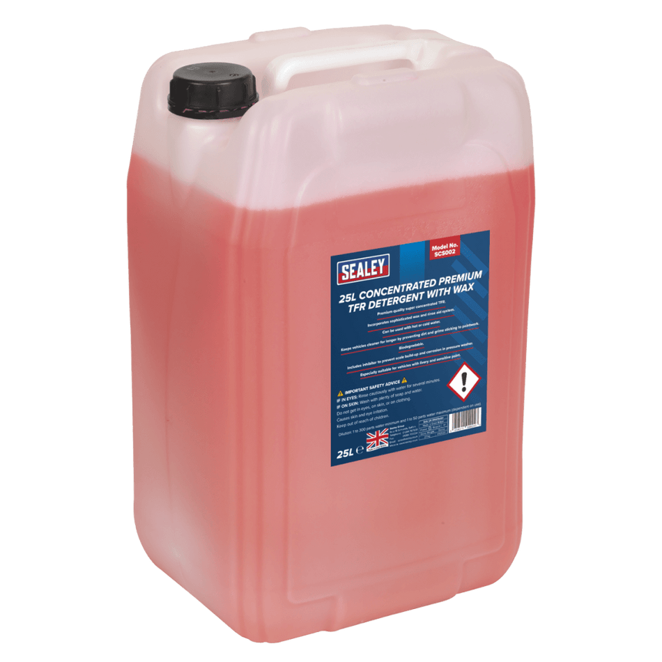 Sealey TFR Premium Detergent with Wax Concentrated 25ltr Model No-20497