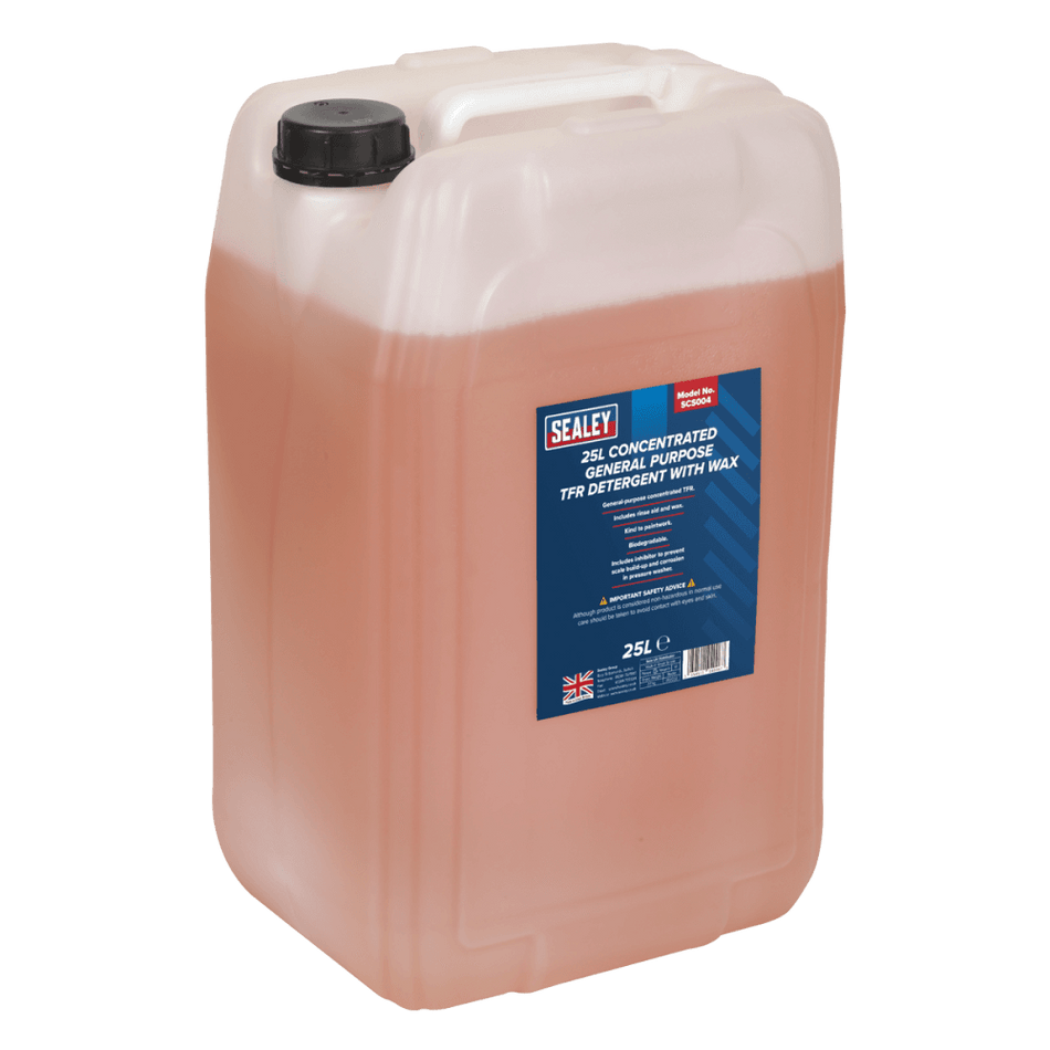 Sealey TFR Detergent with Wax Concentrated 25ltr Model No-20498