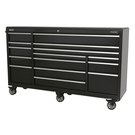 Sealey Premier™ Heavy-Duty Extra-Wide Rollcab 15 Drawer 1845mm - Black Model No-. PTB183015