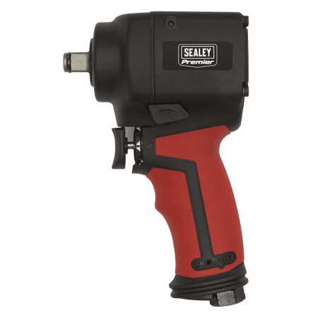 Sealey Air Impact Wrench 1/2"Sq Drive Stubby Twin Hammer Model No-. SA6002S