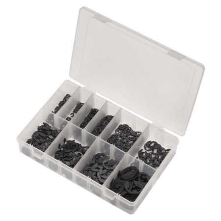 Sealey E-Clip Retainer Assortment 800pc Imperial Model No-. AB013ER