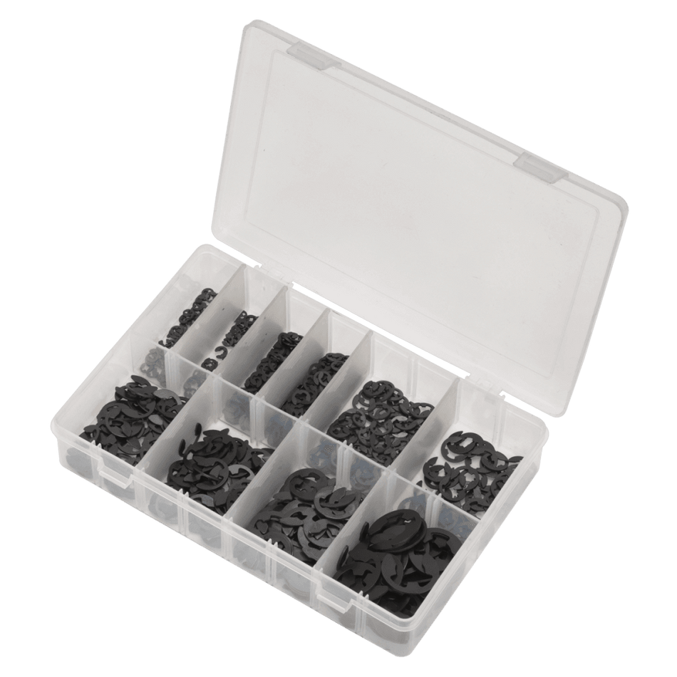 Sealey E-Clip Retainer Assortment 800pc Imperial Model No-. AB013ER