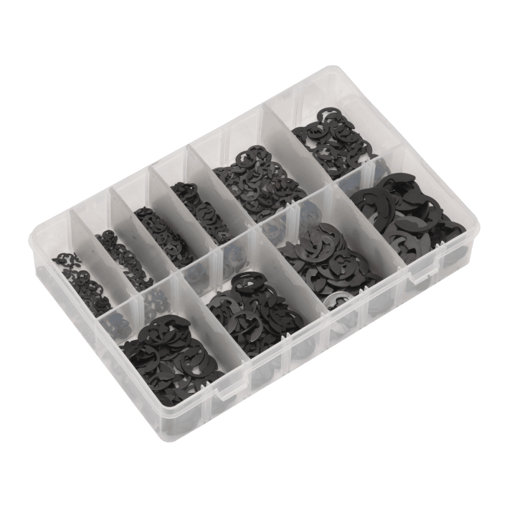 Sealey E-Clip Retainer Assortment 800pc Imperial Model No-. AB013ER