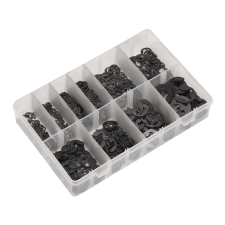 Sealey E-Clip Retainer Assortment 800pc Imperial Model No-. AB013ER
