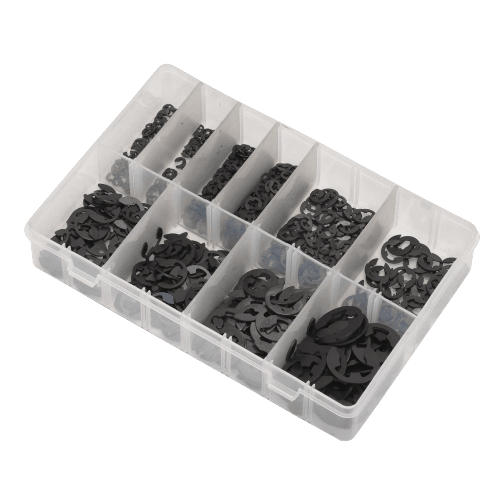 Sealey E-Clip Retainer Assortment 800pc Imperial Model No-. AB013ER