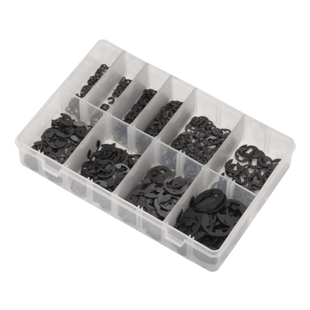 Sealey E-Clip Retainer Assortment 800pc Imperial Model No-. AB013ER