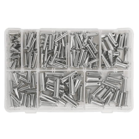 Sealey Clevis Pin Assortment 200pc Imperial Model No-. AB019CP