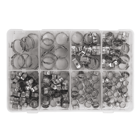 Sealey O-Clip Single Ear Assortment 160pc Model No-. AB043SE