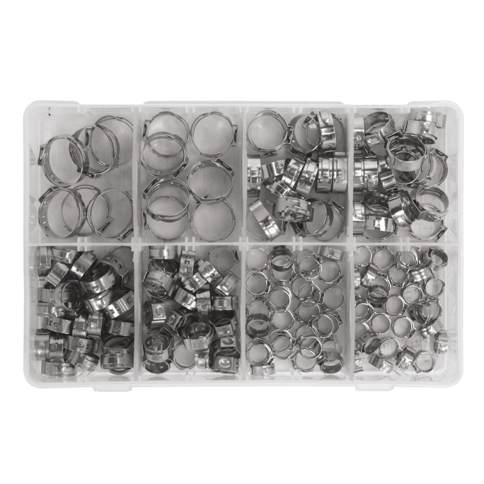 Sealey O-Clip Single Ear Assortment 160pc Model No-. AB043SE