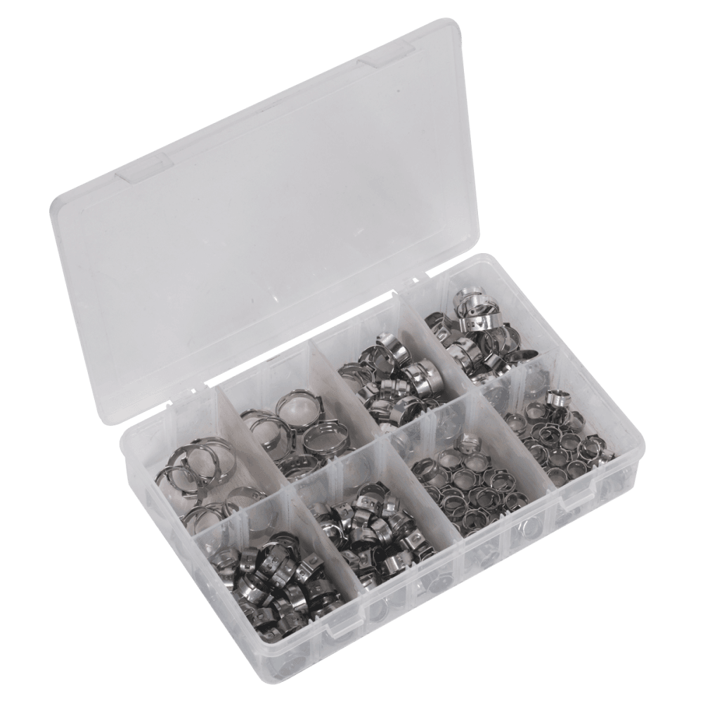 Sealey O-Clip Single Ear Assortment 160pc Model No-. AB043SE
