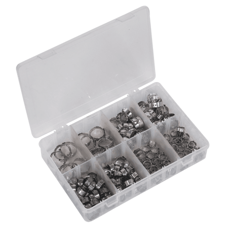 Sealey O-Clip Single Ear Assortment 160pc Model No-. AB043SE