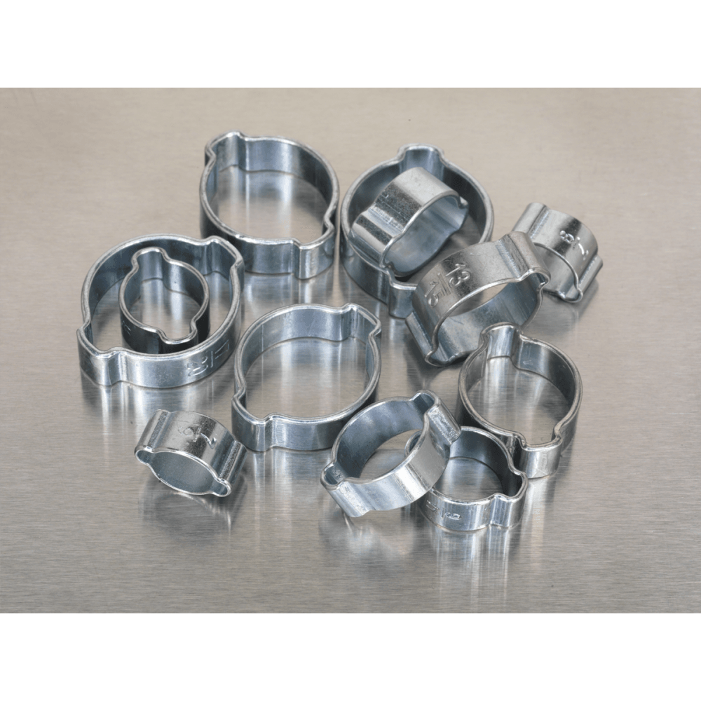 Sealey O-Clip Double Ear Assortment 140pc Model No-. AB044DE
