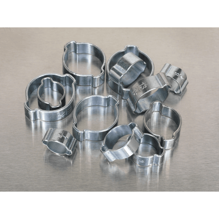 Sealey O-Clip Double Ear Assortment 140pc Model No-. AB044DE