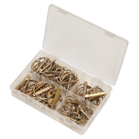 Sealey Linch Pin Assortment 50pc Metric Model No-. AB022LP