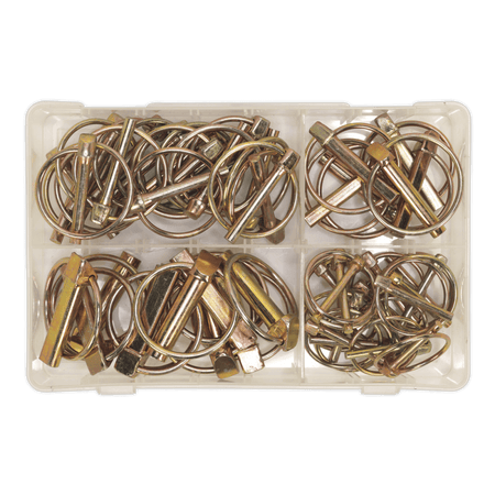 Sealey Linch Pin Assortment 50pc Metric Model No-. AB022LP