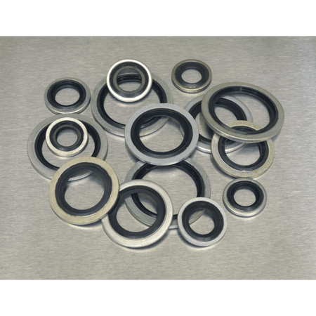 Sealey Bonded Seal (Dowty Seal) Assortment 88pc Metric Model No-. AB010DS