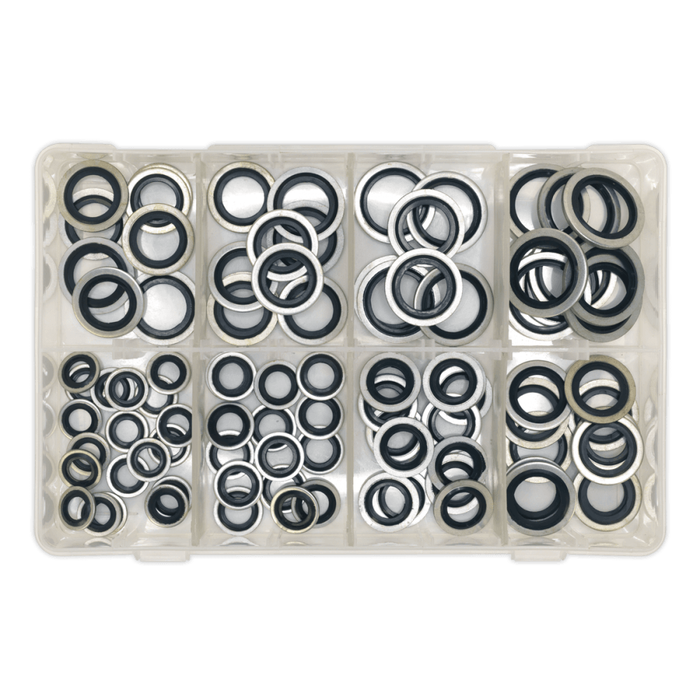 Sealey Bonded Seal (Dowty Seal) Assortment 88pc Metric Model No-. AB010DS