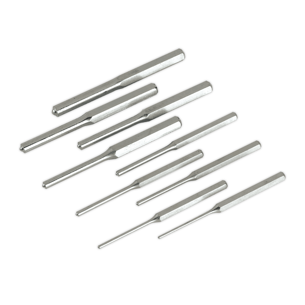 Sealey Roll Pin Punch Set 9pc 1/8-1/2" Imperial Model No-AK9109