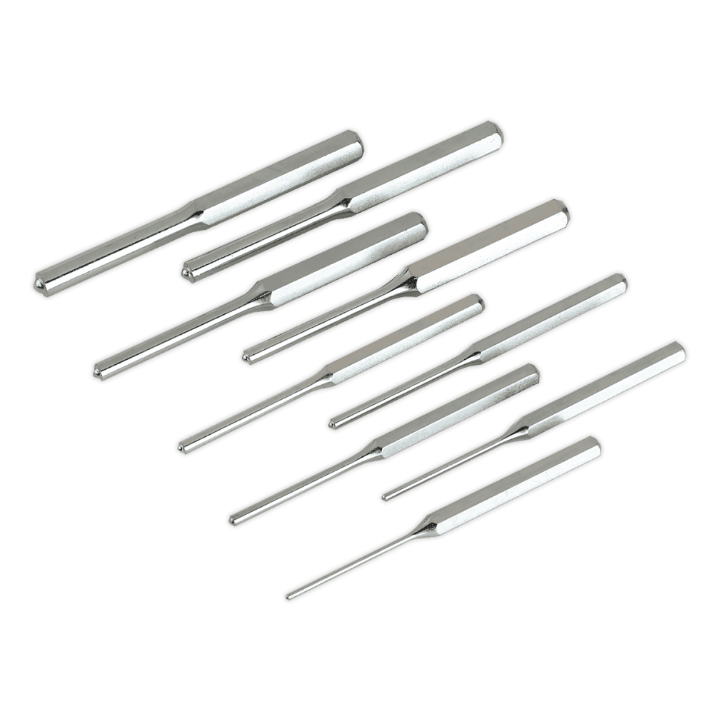 Sealey Roll Pin Punch Set 9pc 3-12mm Metric Model No-AK9109M