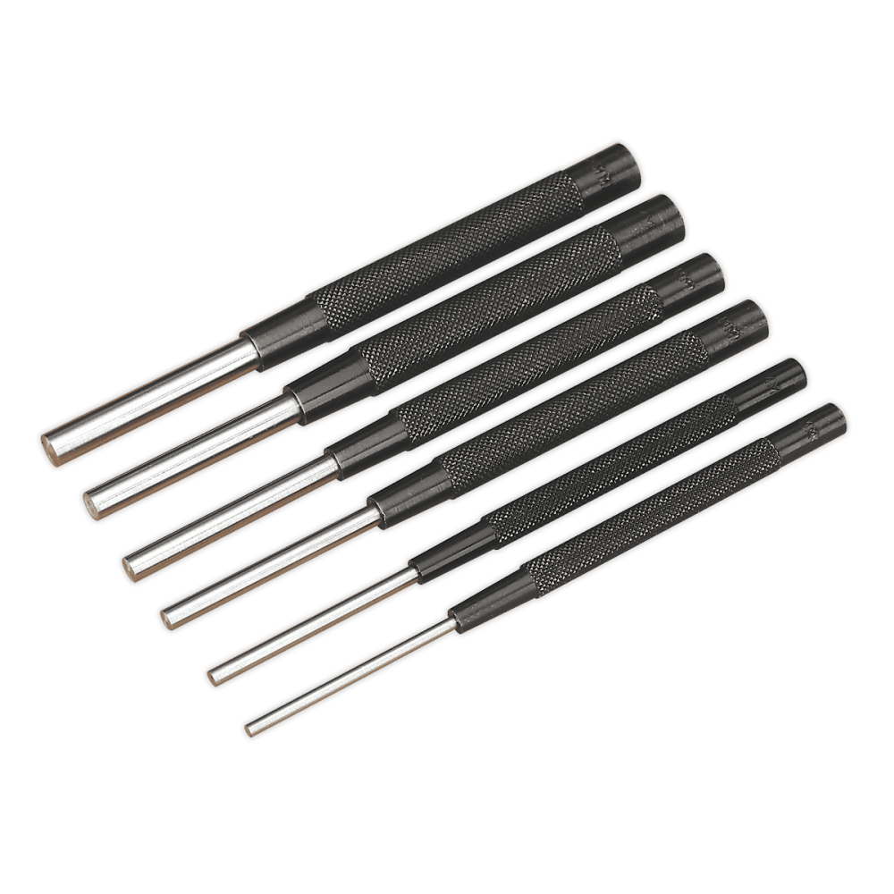 Sealey Parallel Pin Punch Set 6pc Model No-AK9123