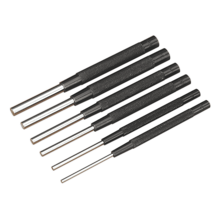 Sealey Parallel Pin Punch Set 6pc Model No-AK9123