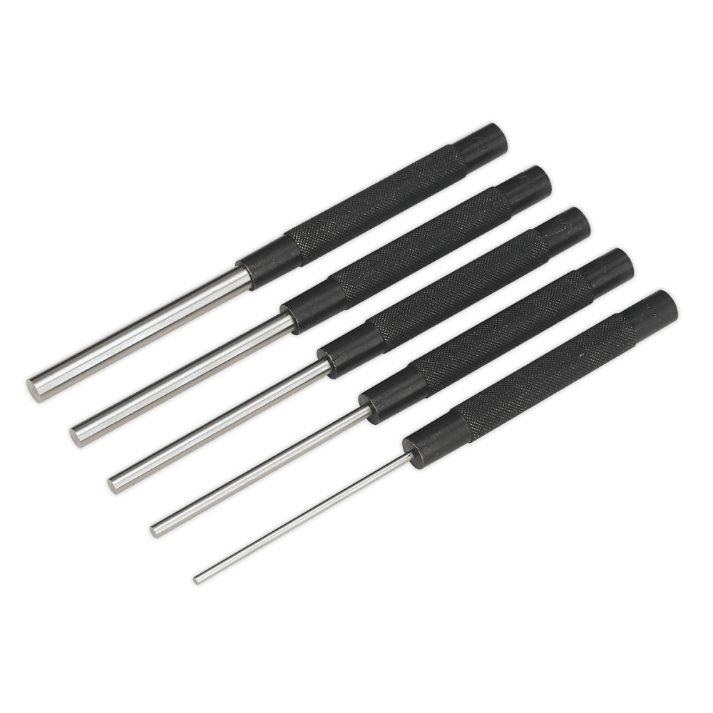 Sealey Parallel Pin Punch Set 5pc Long Pattern Model No-AK9124