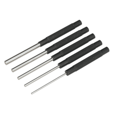 Sealey Parallel Pin Punch Set 5pc Long Pattern Model No-AK9124
