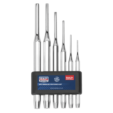 Sealey Parallel Pin Punch Set 6pc Model No-AK9128