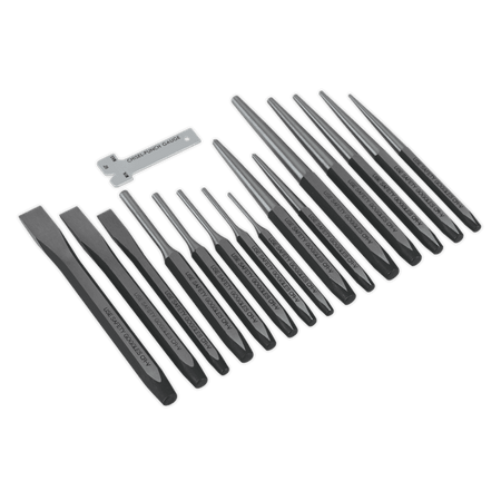 Sealey Punch & Chisel Set 16pc Model No-AK9216