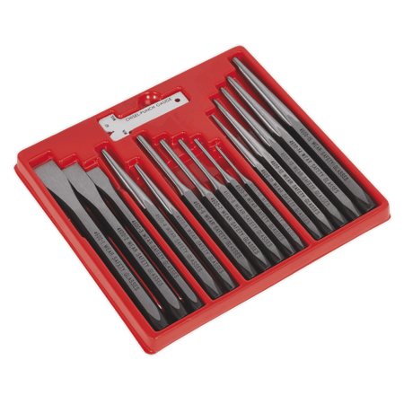 Sealey Punch & Chisel Set 16pc Model No-AK9216