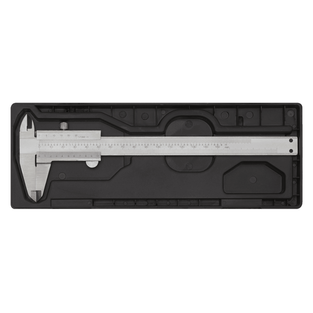 Sealey Vernier Calliper 150mm/6" (0.02mm - 1/1000" Acc) Model No-AK962
