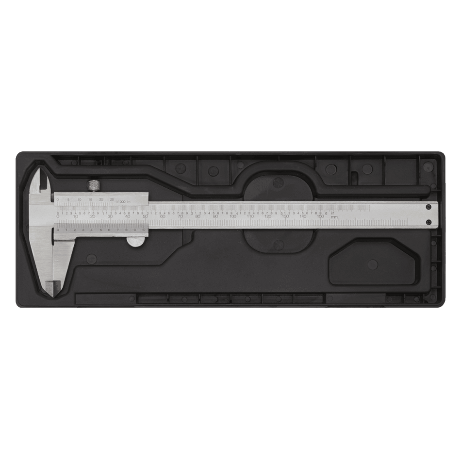 Sealey Vernier Calliper 150mm/6" (0.02mm - 1/1000" Acc) Model No-AK962