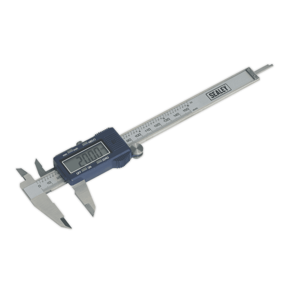 Sealey Digital Vernier Calliper 0-150mm/0-6" Model No-AK962EV