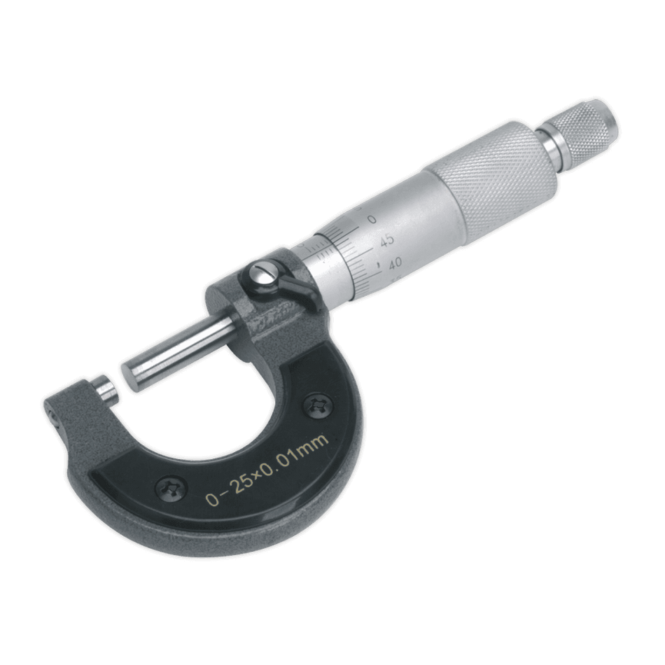 Sealey External Micrometer 0-25mm Model No-AK9630M