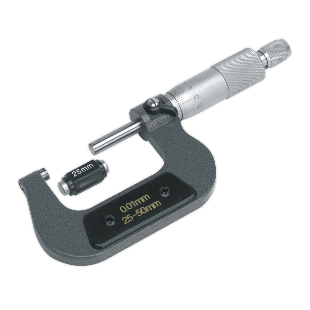 Sealey External Micrometer 25-50mm Model No-AK9632M