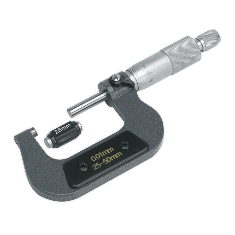 Sealey External Micrometer 25-50mm Model No-AK9632M
