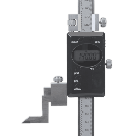 Sealey Digital Height Gauge 0-300mm/0-12" Model No-AK9636D