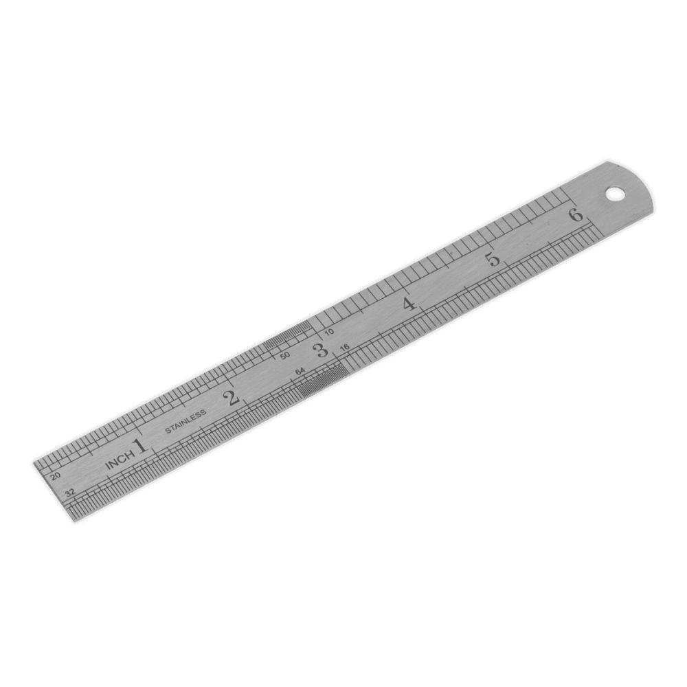 Sealey Steel Rule 150mm/6" Model No-AK9640