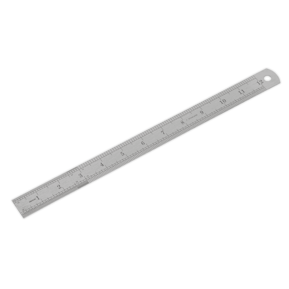 Sealey Steel Rule 300mm/12" Model No-AK9641